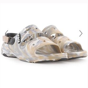 Crocs Classic All Terrain Marbled Sandal in Chai/Multi